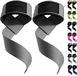 Factory Price Low MOQ Gym Fitness Lifting Straps Strength Training Exercise Non-Slip Weightlifting Strap Custom Wrist <b>Bands</b> - Product Image 6