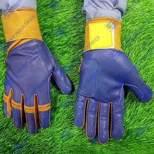 Gants de baseball en cuir de vachette originaux au prix de gros Gants de frappe softball confortables et respirants de nouvelle couleur - Product Image 6