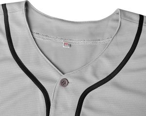 Uniformes et maillots de baseball pour équipe, axés sur le confort, avec tissu respirant et léger, anti-UV, séchage rapide, couleurs et logo personnalisables - Product Image 3