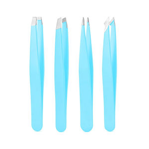 Pinzas de cejas de acero inoxidable de alta precisión para vello facial, vello de crecimiento interior y kit de eliminación de astillas - Product Image 1