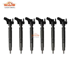 0445116023 <span class=keywords><strong>Injecteur</strong></span> de carburant à rampe commune <span class=keywords><strong>6</strong></span>-Pack pour Audi A4 A5 A6 Q5 Q7 VW Touareg 2.7 <span class=keywords><strong>TDI</strong></span> 3.0 <span class=keywords><strong>TDI</strong></span> Moteur 0445116023 059130277BE - Product Image 1