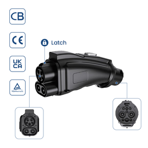 New Superior Waterproof IP55 CCS2 to GBT/J1772 DC Fast <b>Charging</b> <b>Adapter</b> High Current 250A 1000V Portable Durable Tesla CN - Product Image 3
