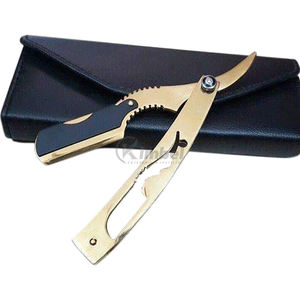 Carro de empuje de acero inoxidable, maquinilla de afeitar dorada de alta calidad, cuchilla de afeitar más necesario en cantidad grande - Product Image 2