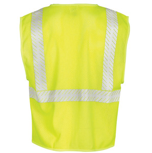 Chaleco DE SEGURIDAD reflectante de 100% poliéster unisex, ligero, de alta visibilidad, resistente al agua, multiseguridad para todos los tamaños - Product Image 6