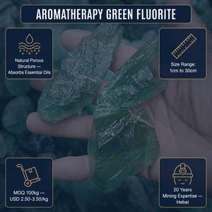 Fluorita Verde Natural en Bruto Directo <span class=keywords><strong>de</strong></span> Fábrica, con Aroma, Suministro Personalizado, Decoración <span class=keywords><strong>de</strong></span> Oficina/Escritorio, Muestra por <span class=keywords><strong>Kilo</strong></span> Gratis - Product Image 5