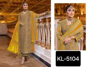 Nouveau concepteur lourd Kanjipuram soie Banarasi Saree tissage travail fantaisie Style pakistanais robe de broderie pour vêtements de mariée indien - Product Image 6