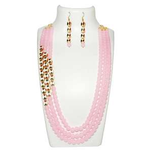 Vivant Reversible Necklace Set 2800310 Meenakari Beads <b>Kundan</b> Charms Fashionable <b>Jewelry</b> - Product Image 1