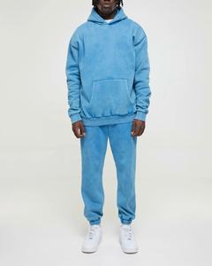 Sudaderas con capucha para hombre lavadas a la piedra Vintage personalizadas, lavadas con ácido, de gran tamaño, por el sol descoloradas, con capucha rasgada, sudaderas con capucha Unisex para hombre - Product Image 5