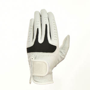Guantes de golf para hombre de cuero genuino Cabretta personalizados de alta calidad con protección UV de alto agarre Manos deportivas OEM - Product Image 1