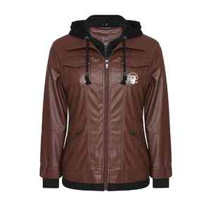 Vêtements de sport UNIQUE Veste en simili cuir pour femme Imperméable Réversible Écologique Respirant Coupe-vent Service OEM personnalisable - Product Image 1