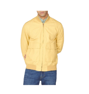 เสื้อแจ็คเก็ตบอมเบอร์ลำลองสำหรับผู้ชาย แฟชั่นฤดูใบไม้ร่วงฤดูหนาว ปักลาย คอตั้ง ไซส์ใหญ่ กันน้ำ ทำจากไนลอน - Product Image 3