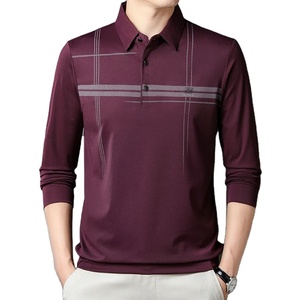 T-shirt polo orange coupe ajustée pour homme Vêtements streetwear basiques confortables en coton avec col chic Motif solide sans logo Top - Product Image 5