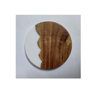 Sous-verres de conception différente pour verres à faible coût sous-verres de tasse d'eau en bois et en résine de taille personnalisée pour la maison forme personnalisée - Product Image 4