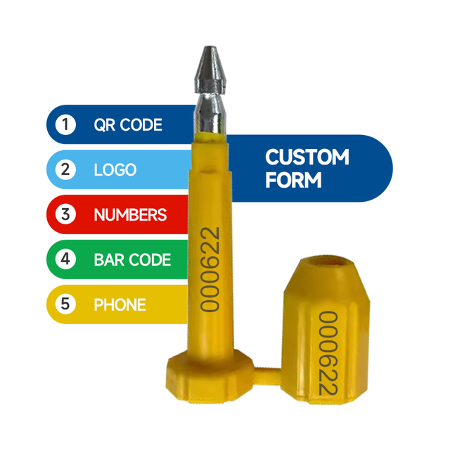 DX104B Dingxin ABS+Steel ISO 17712 Certified Factory Direct Sale Shipping Free Container Security Seals Tamper-proof Bolt Seal