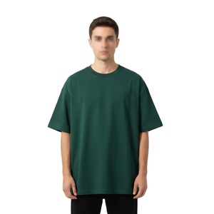 Camisetas de Algodón Extra Grandes de Moda Casual para Hombre con Diseño de Estampado Digital, Mangas Cortas Holgadas, Camisa de Tela Tejida - Product Image 1