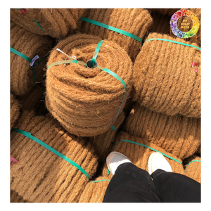 Corde en fibre de coco faite à la main vietnamienne 15 pieds/corde en fibre de coco faite à la main naturelle/corde en fibre de coco agricole à vendre - Product Image 1