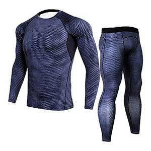 Conjunto Deportivo de Compresión para Hombre Nestrue, Ropa Deportiva de Invierno de Secado Rápido, Transpirable, Resistente al Viento, Manga Larga, Cuello Redondo - Product Image 5