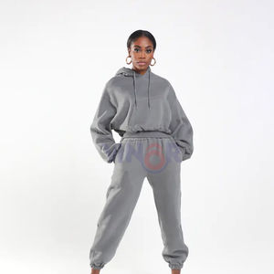 Logo personnalisé OEM Survêtement d'hiver unisexe XXL Pantalon de survêtement respirant à capuche en polaire à séchage rapide Offre Spéciale pour femmes de grande taille Vente en gros - Product Image 1