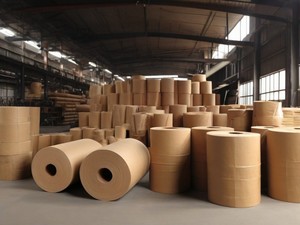 Made in Vietnam Kraft <b>Paper</b> Wide Jumbo <b>Roll</b> Ideal for Gift Wrapping, Art, Craft, Postal, Packing 100% Recycled Material - Product Image 2