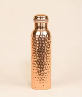 Bouteille d'eau de luxe en alliage d'aluminium 32 oz finition antique avec couvercle mousqueton, écologique, unisexe, pour extérieur, yoga, bureau, coffret cadeau