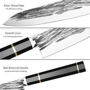 Venta al por mayor pedidos a granel personalizados OEM ODM Servicio Profesional de acero inoxidable cuchillo de Chef de cocina cuchillos de Chef cuchillo de Chef de cocina - Product Image 5