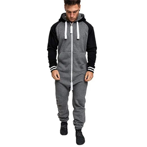 จั๊มสูทผ้าคอตตอนแห้งเร็วน้ำหนักเบาสำหรับผู้ชายชุดกีฬามีฮู้ดปรับแต่งได้ปรับแต่งได้ผ้า100% - Product Image 3