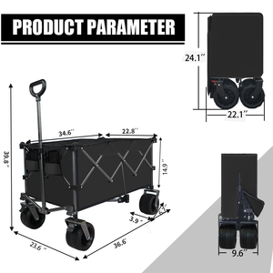 2025 nouveau Portable en acier inoxydable chariot boîte supermarché pliant chariot plate-forme OEM personnalisable superbe nouvelle Promotion - Product Image 2