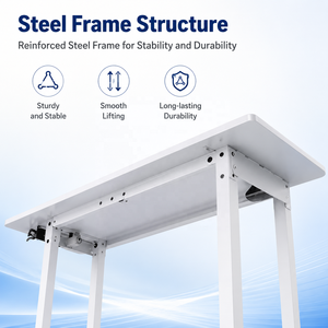 Four Leg Dual Motor Standing <b>Desk</b> with 200 kg Static Load and Memory Control for Commercial Offices - Product Image 5