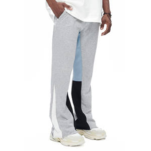 Pantalones ajustados informales Pantalones de hombre de color sólido elásticos de alta calidad Servicio OEM Pantalones de hombre teñidos lisos Pantalones antiarrugas - Product Image 1