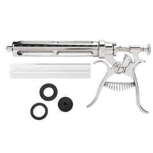 Jeringa de metal manual, cristalería ajustada, de 50ML muestra de laboratorio, jeringa para inyecciones, jeringa para aves de corral veterinarias - Product Image 1