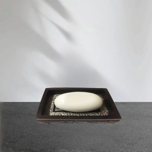 ชุดที่ใส่สบู่ทำจากเรซิน4ชิ้นที่วางแปรงจานสบู่สำหรับตกแต่งห้องน้ำชุดของขวัญในบ้านสไตล์หรูหราสำหรับพื้นที่อาบน้ำของคุณ - Product Image 3