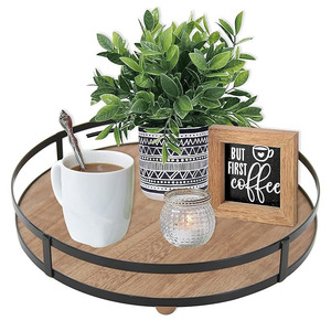 La mejor calidad de exportación Recién llegado Bandeja DE SERVICIO DE METAL Plato Tamaño personalizado Uso multiusos para aperitivos de té y café - Product Image 3