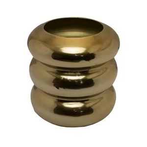 Jarrón de estilo de anillo único, acento decorativo hecho a mano, perfecto para fiestas de jardín al aire libre y estilo minimalista INTERIOR DE LA India - Product Image 1