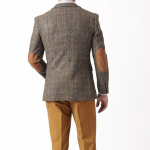 Casual Tweed Coat Men's Top Quality Tweed Coat at Low Price 2024 Autumn New Hot Selling Men Tweed Coat High Quality - Product Image 2