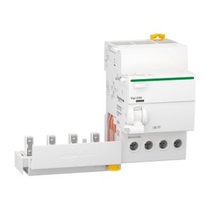 Dispositivo di Protezione da Sovratensioni Schneider Electric A9Q54425 Vigi IC60 4P 25A 300mA Tipo A, Blocco Aggiuntivo per Protezione da Dispersione a Terra - Product Image 1