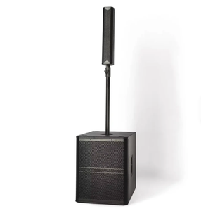 Système de sonorisation actif 15 pouces avec subwoofer et colonne 4_3_ Array, système audio stéréo Hi-Fi, enceinte colonne 2 voies - Product Image 3