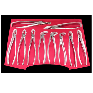Dental Extracting Forceps Adult Set 10pcs Manual German Grade Stainless Steel CE Certified Reusable-Rust-Free 5+ Year Warranty - Product Image 3