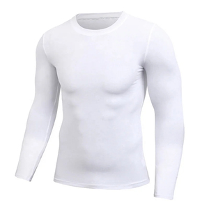 Unisex Short Sleeve <b>Compression</b> <b>Shirt</b> UPF50+ Quick Dry Breathable Spandex Polyester Round Neck Sports Top for Gym Bodybuilding - Product Image 2