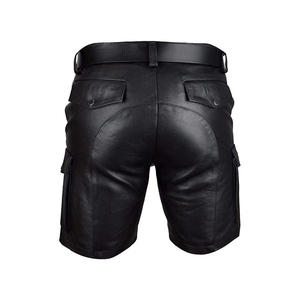 OEM Service Wholesale Custom Design <b>Men</b> <b>Leather</b> <b>Shorts</b> New Arrival Private Label <b>Men</b> <b>Shorts</b> For Adult - Product Image 2