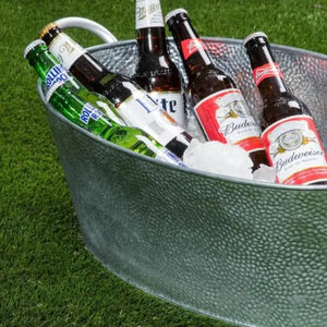 OEM al por mayor: Tina de acero inoxidable acanalada de doble pared para bebidas (vino, cerveza y champán), resistente al óxido, para servicio en bares y fiestas. - Product Image 5