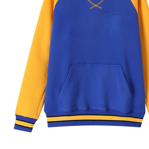 เสื้อสเวตเชิ้ตคอกลมแบบมีกระเป๋า ผ้าเชนิลล์สองสี ล้างสีแบบเอซิด ผลิตจากวัสดุเป็นมิตรกับสิ่งแวดล้อม บุขนแกะสำหรับฤดูหนาว ปักโลโก้ ขอบยางยืด - Product Image 4