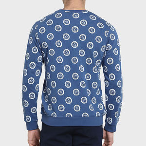 Sweat-shirt à col rond de haute qualité ODM unisexe en molleton personnalisé avec logo, mélange polyester/coton, 270g, poids lourd, respirant, pour hommes - Product Image 3