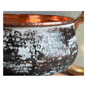 Fregadero de cobre de un solo cuenco moderno de alta demanda Tamaño pequeño Alta calidad Hecho a mano en la India para la venta - Product Image 5