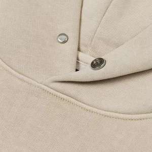 Sudaderas con capucha de hombros caídos personalizadas para hombres, Jersey informal lavado, sudaderas con capucha de gran tamaño, Sudadera con capucha de algodón 100% de peso pesado para hombres - Product Image 3