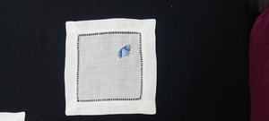 Hermosa tela bordada a mano de chenilla para posavasos de camarones y peces tejida para restaurantes y hoteles que aceptan pedidos a granel - Product Image 4