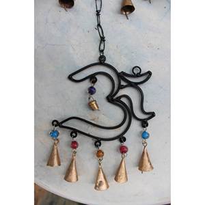 Décoration murale en fer recyclé Om Aum pour la méditation, le yoga, la décoration de salle de sport, artisanat indien en métal, décoration murale pour la maison, pour les restaurants - Product Image 6