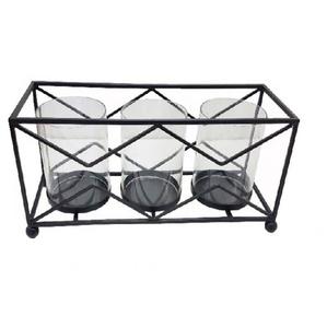 Portavelas de Metal de lujo moderno, para el hogar Decoración elegante, diseño de relámpago estilista para bodas navideñas, especial para todos los días - Product Image 6