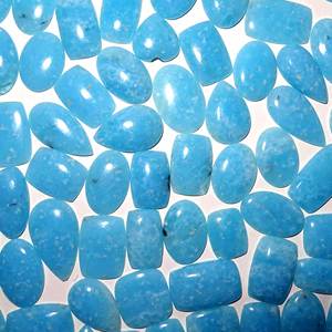 100% Natural cielo azul hemimorfita piedra preciosa suelta hermoso cabujón piedra preciosa suelta Natural piedra preciosa suelta uso fabricación de joyas - Product Image 1