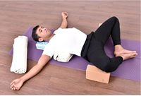 Couverture de yoga en coton biologique écologique, douce et durable, idéale pour la relaxation, la méditation et la pratique du yoga