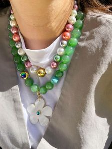 Nouvelle tendance univers créatif système solaire résine meilleure qualité planète collier Punk acrylique collier pour hommes et femmes - Product Image 2